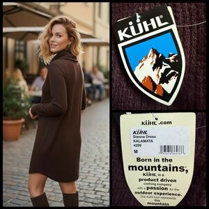 KÜHL Sienna Dress in the color Kalamata Size Medium NWT